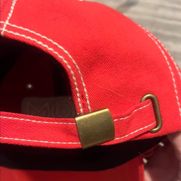 Red “Mom of Boys” Embroidered Hat NWOT - Picture 7 of 7